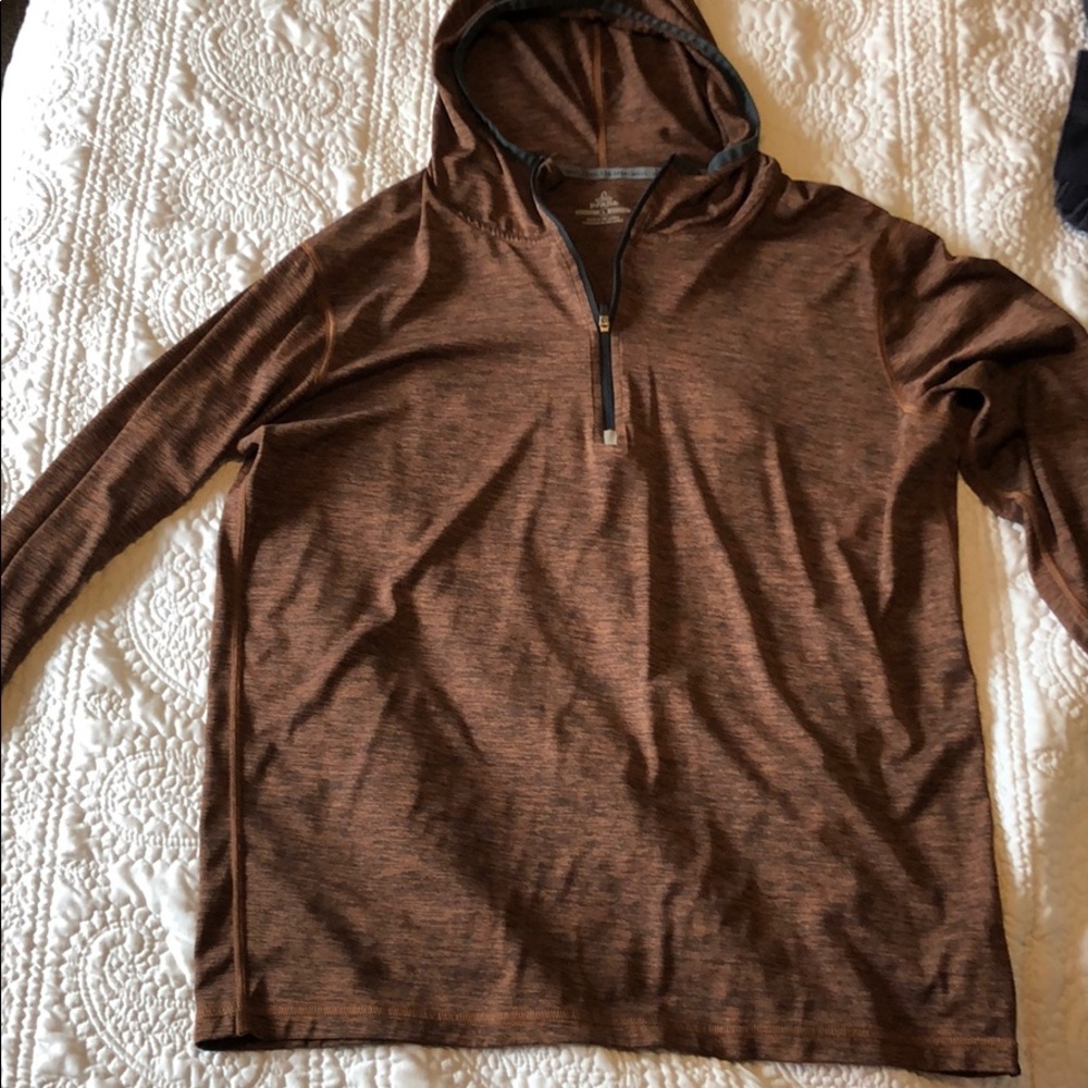 Prana copper long sleeve 1/4 zip